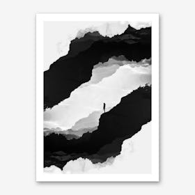 White Isolation Art Print