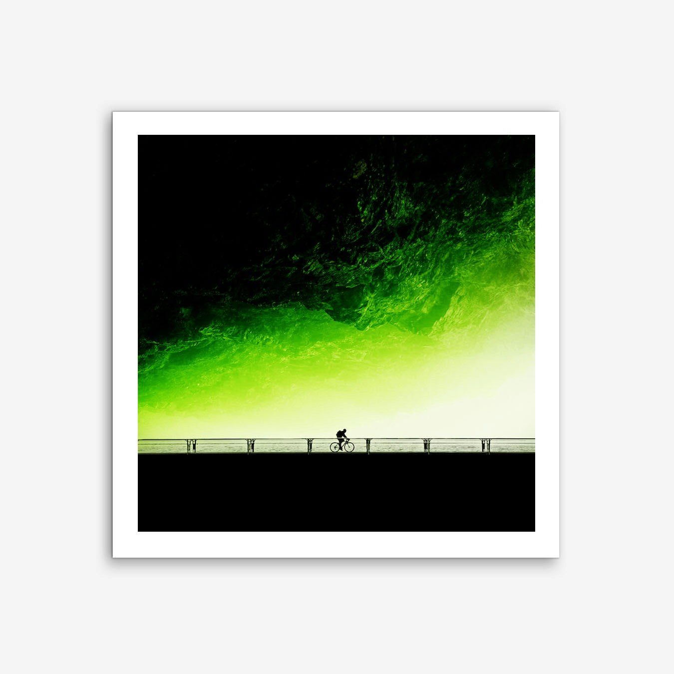 Toxic Bicycle Art Print by Stoian Hitrov