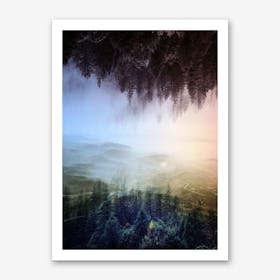 Flipped Forest Art Print