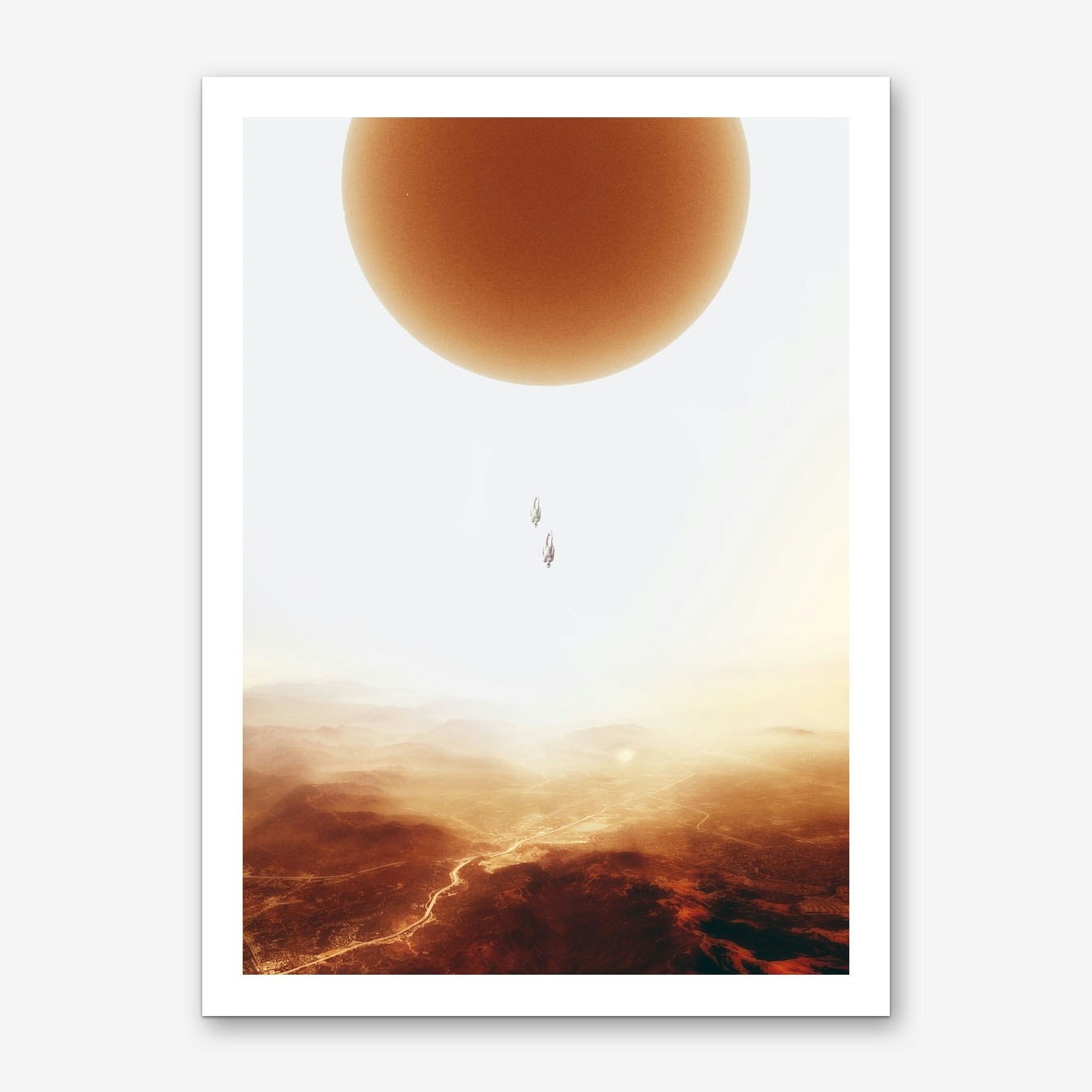 Mars Diving Art Print by Stoian Hitrov