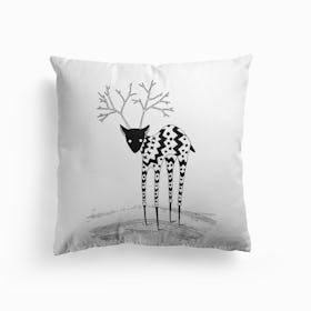 Cozy Reindeer Cushion