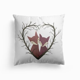 Fox Love Cushion