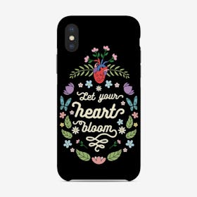 Let Your Heart Bloom Phone Case