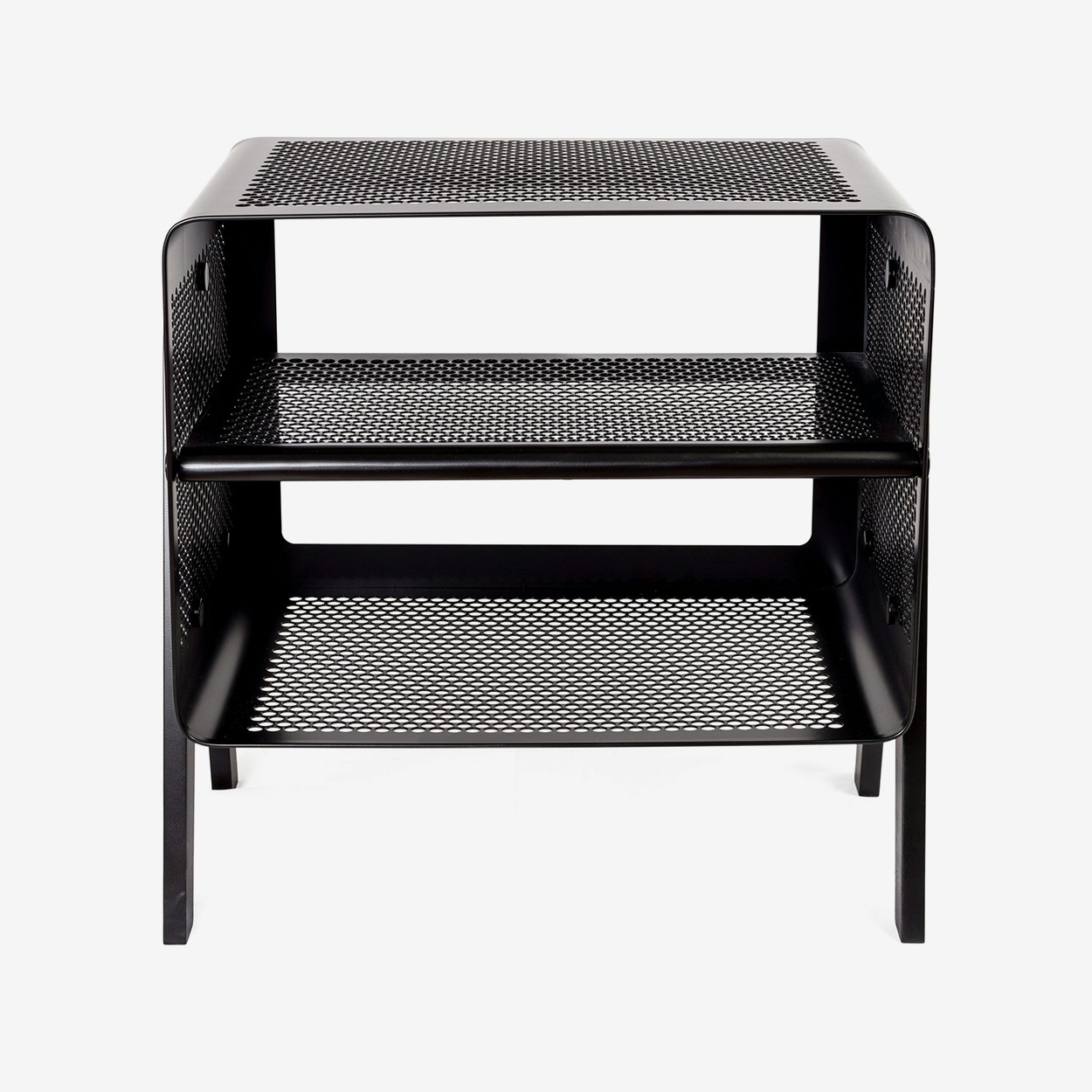 Small Floor Shoe Rack In Matte Black By Tica Copenhagen Fy