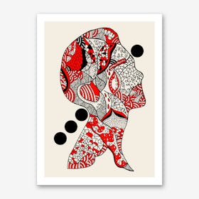 Love Pattern Art Print