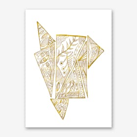 Gold Prism Art Print
