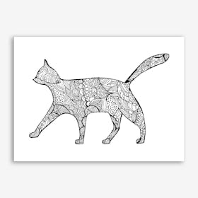 Pattern of Cat Art Print
