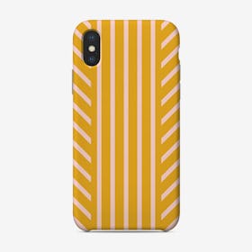 Lined Marigold Phone Case