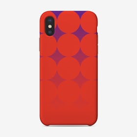 Circling Red Phone Case