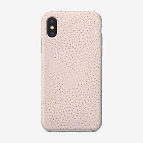 Dotted Gold And Pink Phone Case