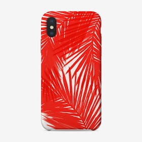 Red Palms Phone Case