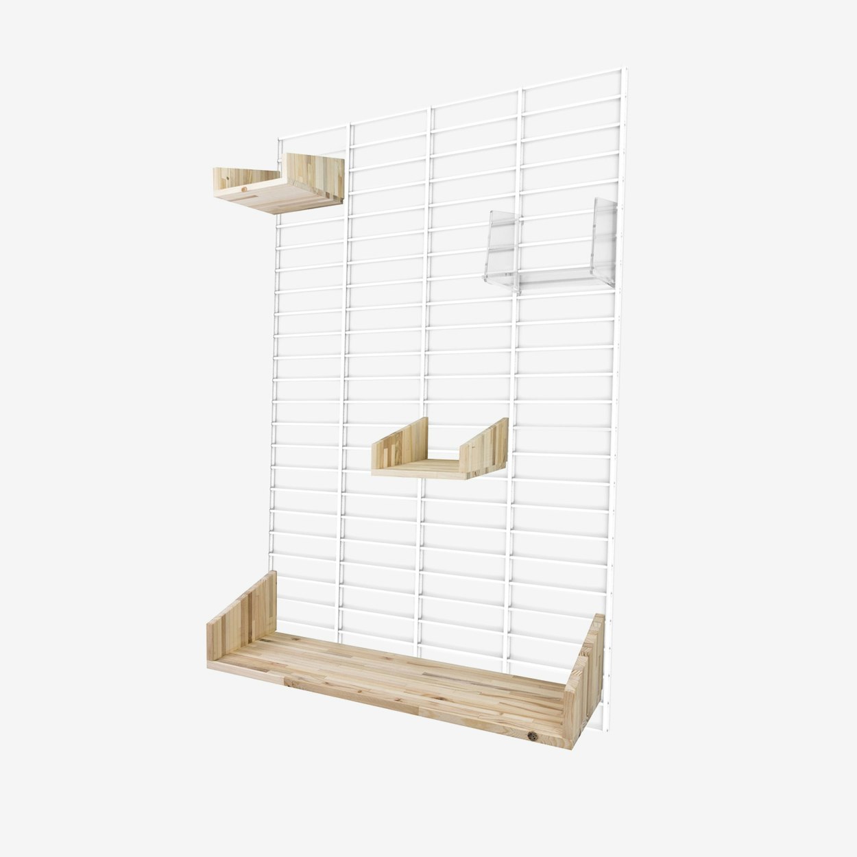 Fency Package Kitchen, Pressed Pallet in White