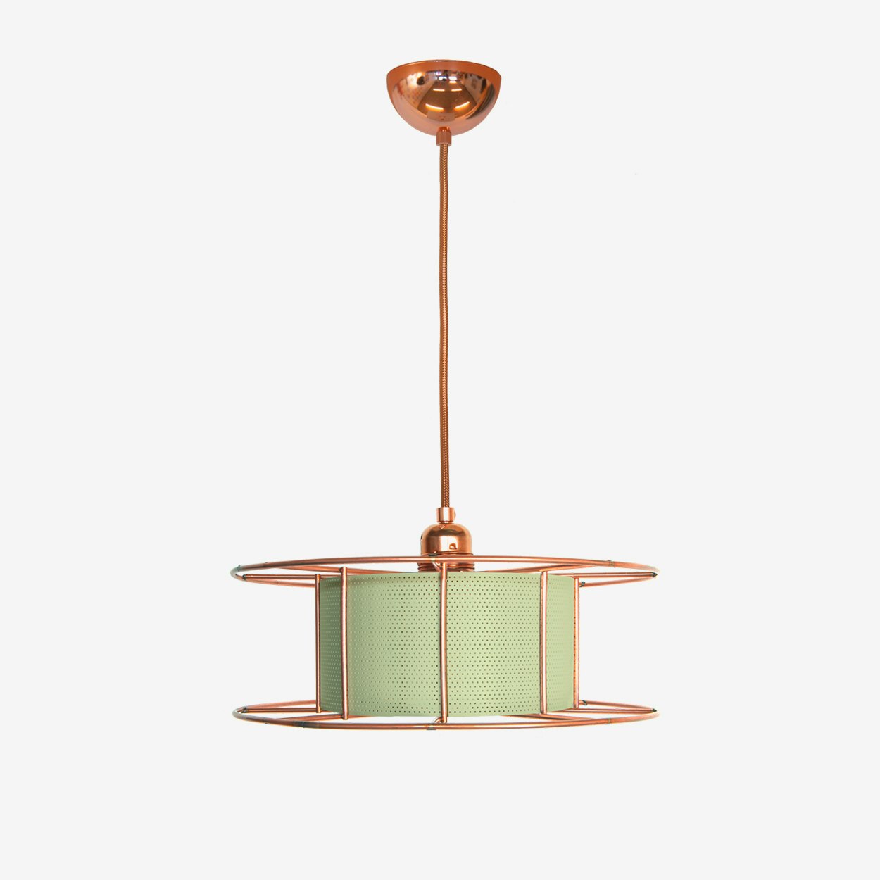Spool Basic Pendant Light in Green