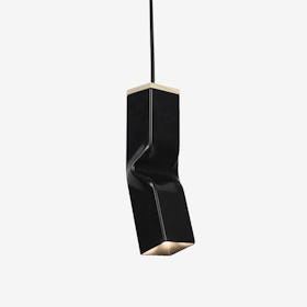 "Bendy" Pendant Light in Black