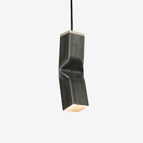 "Bendy" Pendant Light in Grey