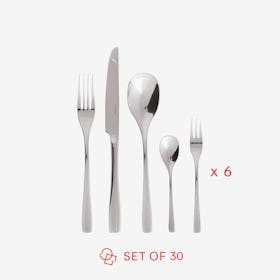 Dream Flatware - Stainless Steel - Set of 30