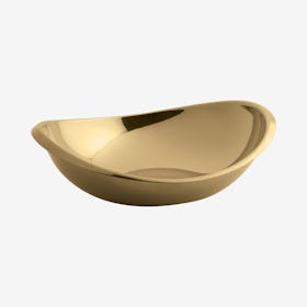 Twist Oval Bowl - Cognac