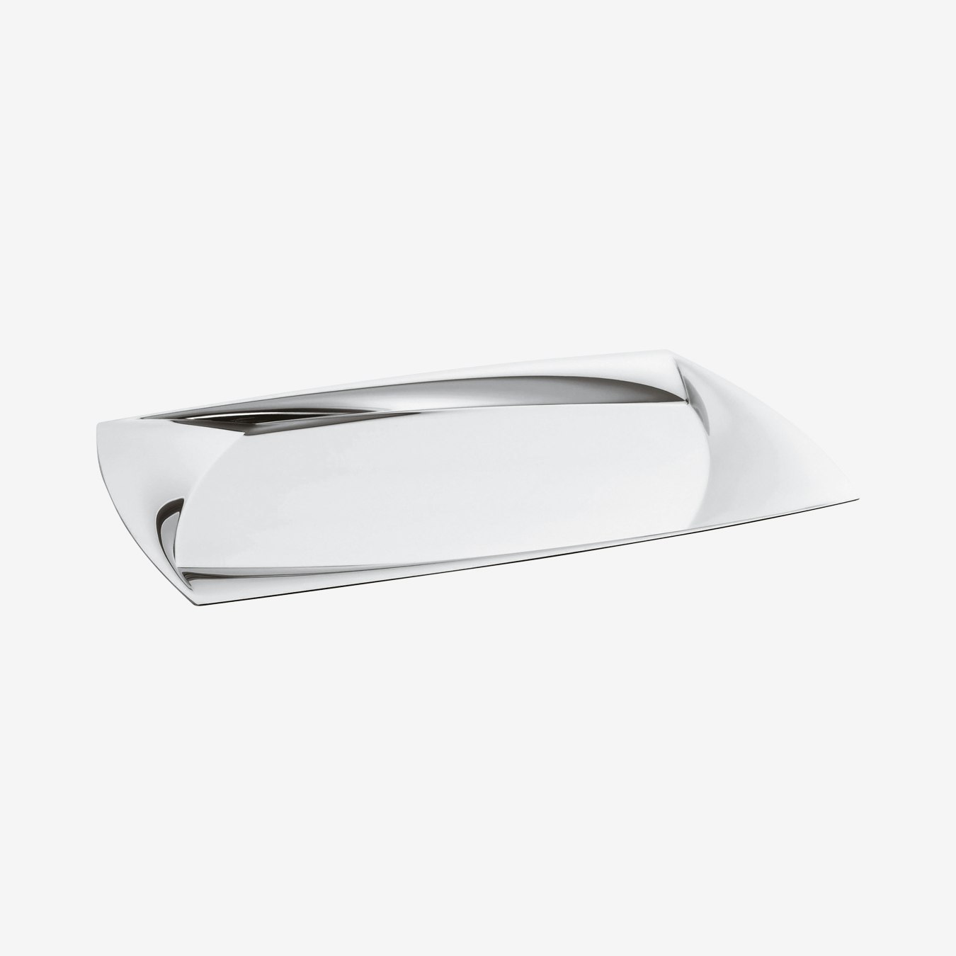 Lucy Rectangular Tray - Stainless Steel by Sambonet