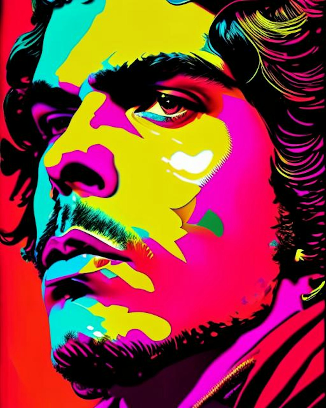 Che Guevara, My twist on a pop art style portrait of Che Gu…