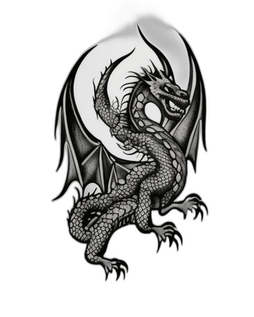 winged dragon tattoo on legTikTok Search
