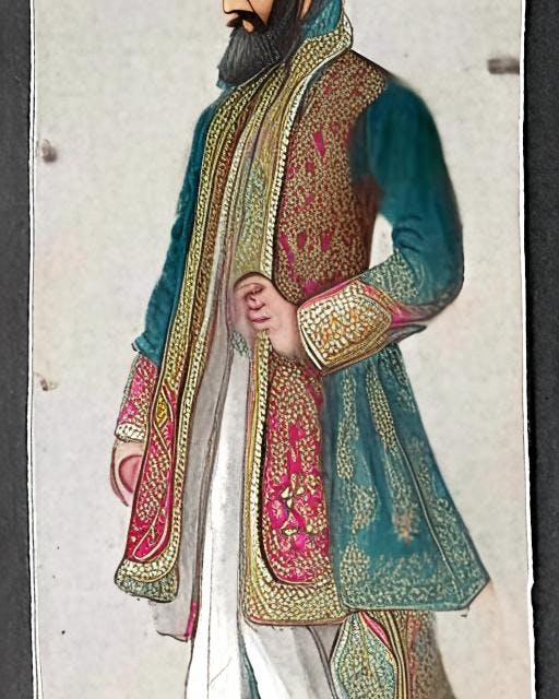 Royal Designer Groom Sherwani With Punjabi Turban #GN85 | Nameeracollections