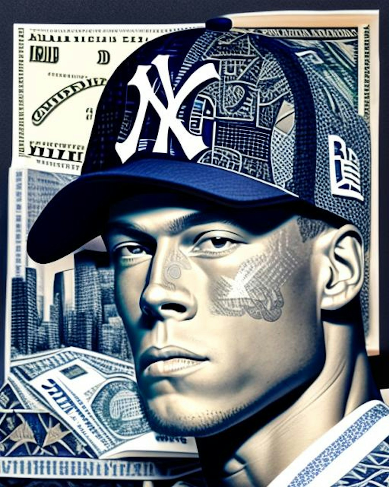 Aaron Judge  Pixel art, Baseball design, New york yankees