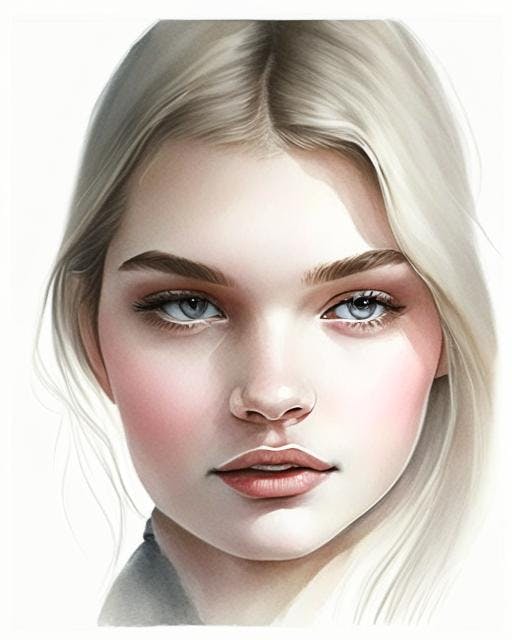 how to draw easy, digital art | Sky Rye Design | Portrait drawing, Face  drawing, Drawing techniques
