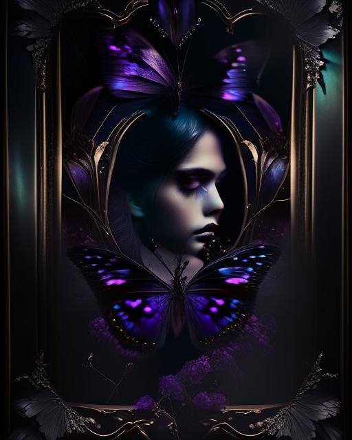 gothic butterfly wallpaper