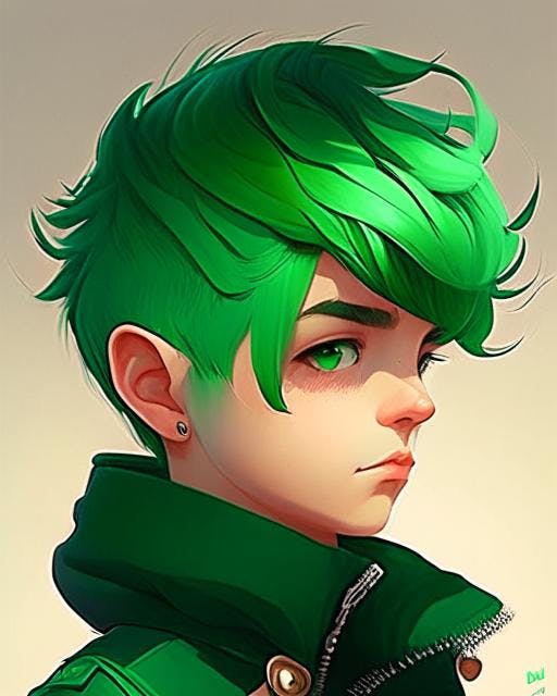 Green haired anime characters by jonatan7 on DeviantArt