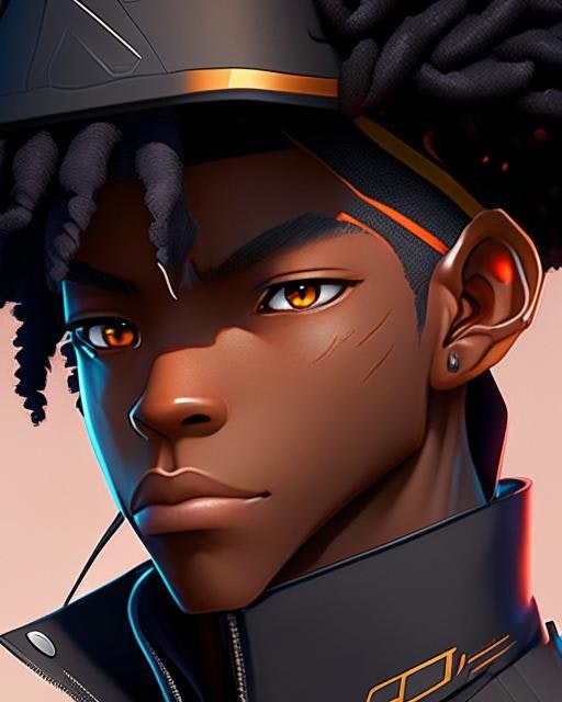 black anime characters male
