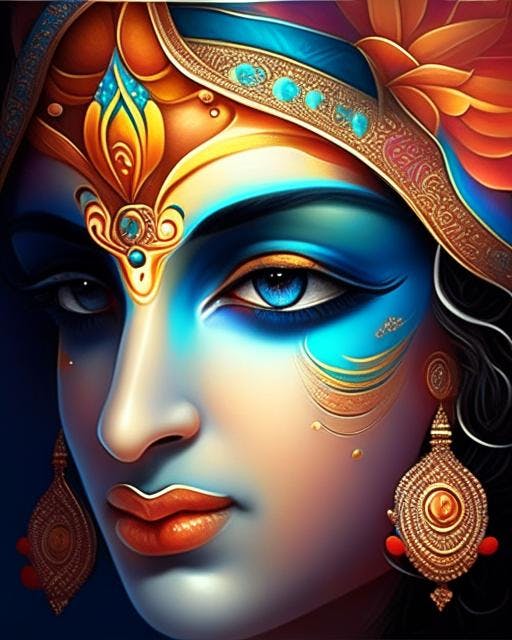 🔥 Mathura Krishna Face Wallpaper Full HD Download | MyGodImages