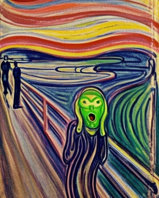 the scream wallpaper art