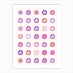 Parma Vintage Circles Art Print