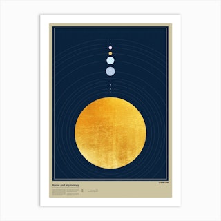 Planet Orbits Art Print