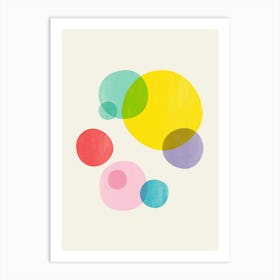 Rainbow Bubbles Iii Art Print