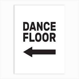 Dance Floor Left Art Print