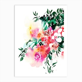 Floral Spell Art Print