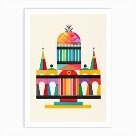 Pineapple Cathedral Art Print
