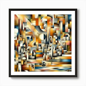 Abstract City Art Print