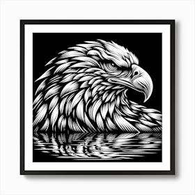 Eagle Head 1 Art Print