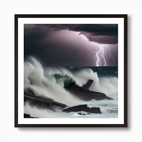 Stormy Seas Art Print