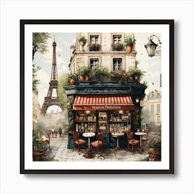 Old Paris By Csaba Fikker 3 Art Print