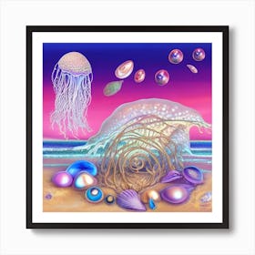 Jellyfish 1 Art Print
