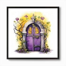 Purple Door 2 Art Print