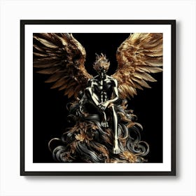 Angel With Wings 4 Art Print