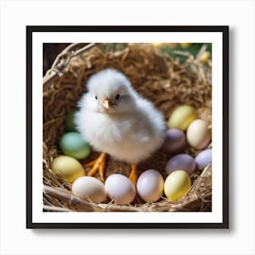 Easter Chick Art Print