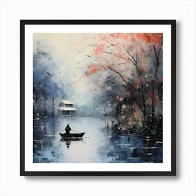 Yuletide Monet Resonance Art Print