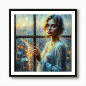 Rainy Night Art Print