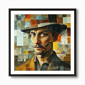 Man In A Hat 2 Art Print