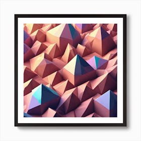 Polygons 1 Art Print